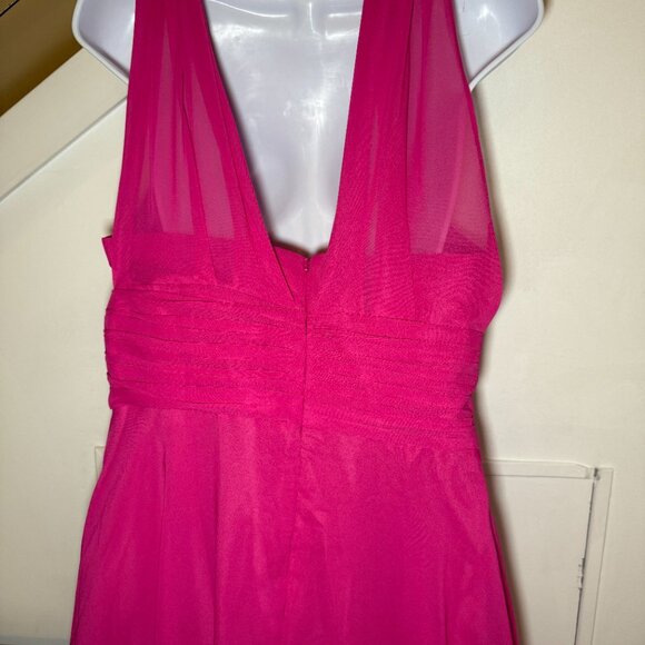 Formal Chiffon Bridesmaid Mother-of-Bride gown dress, SIZE 10 - Picture 4 of 9